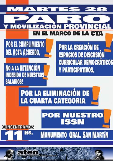 En este momento estás viendo El 28 de julio, paro y movilización