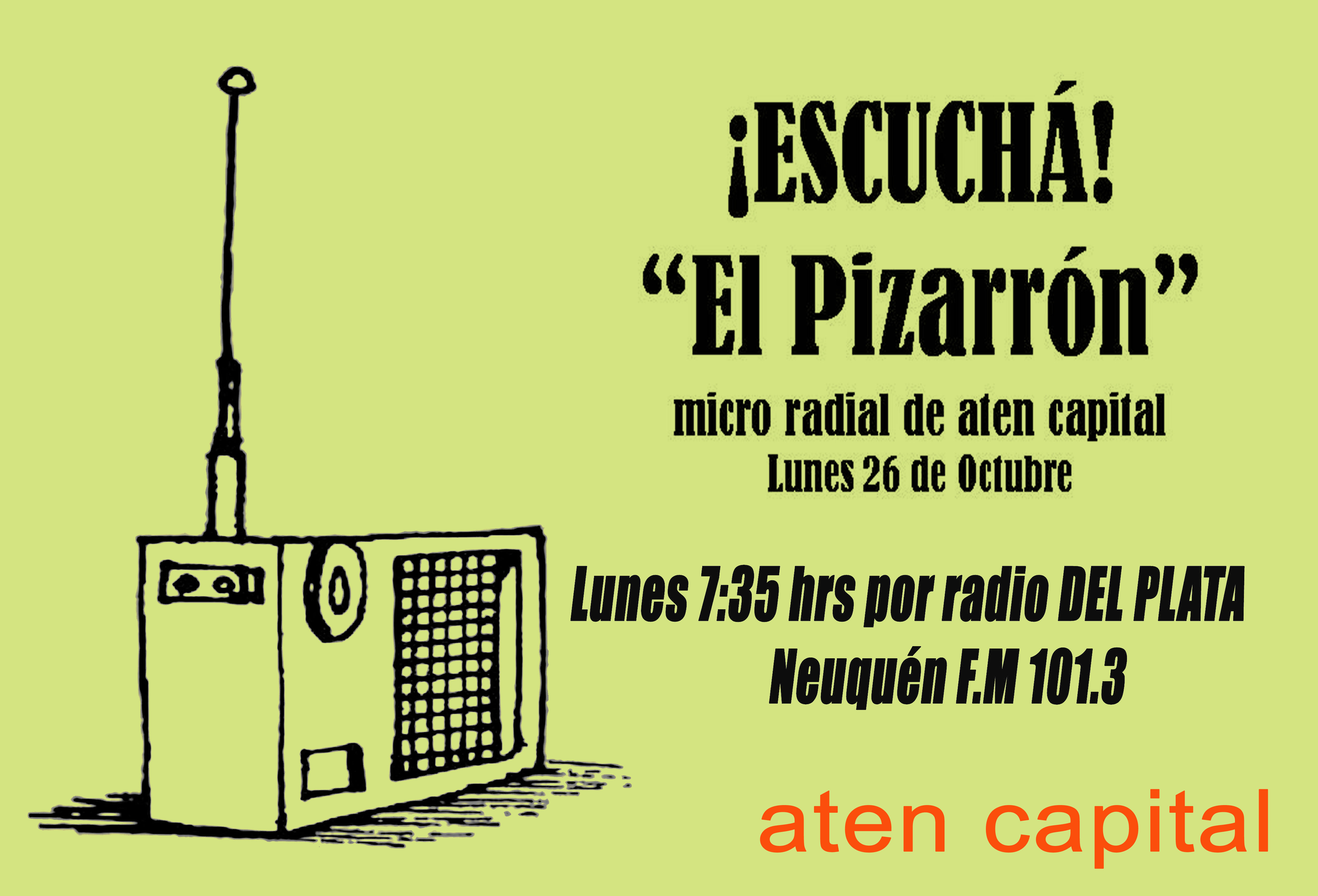 Lee más sobre el artículo «El Pizarrón» 26 de octubre de 2015