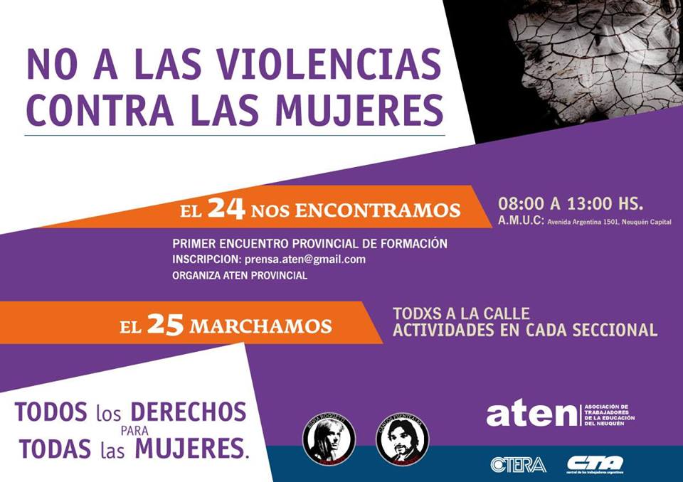 Lee más sobre el artículo Contra la violencia hacia las mujeres, el 25 marchamos