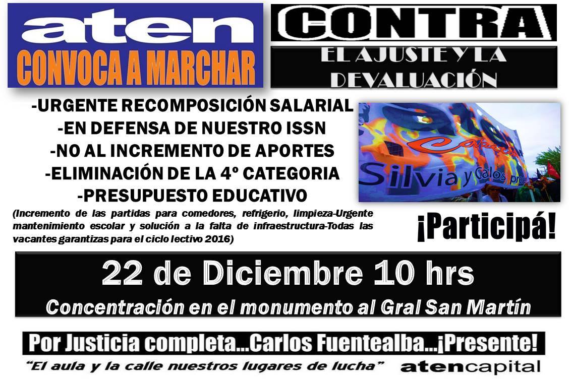Lee más sobre el artículo 22 de diciembre, marchamos