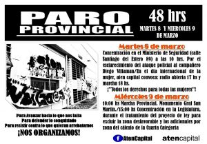 Lee más sobre el artículo Aten en lucha: Paro de 48 hs y Jornada de lucha con asamblea