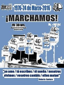 Lee más sobre el artículo A 40 años del golpe cívico militar, MARCHAMOS