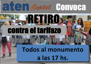 Lee más sobre el artículo 16 de junio: volvemos a decir ¡No al tarifazo!