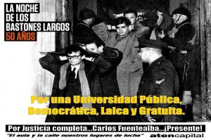 Lee más sobre el artículo Noche de los Bastones Largos: prohibido olvidar