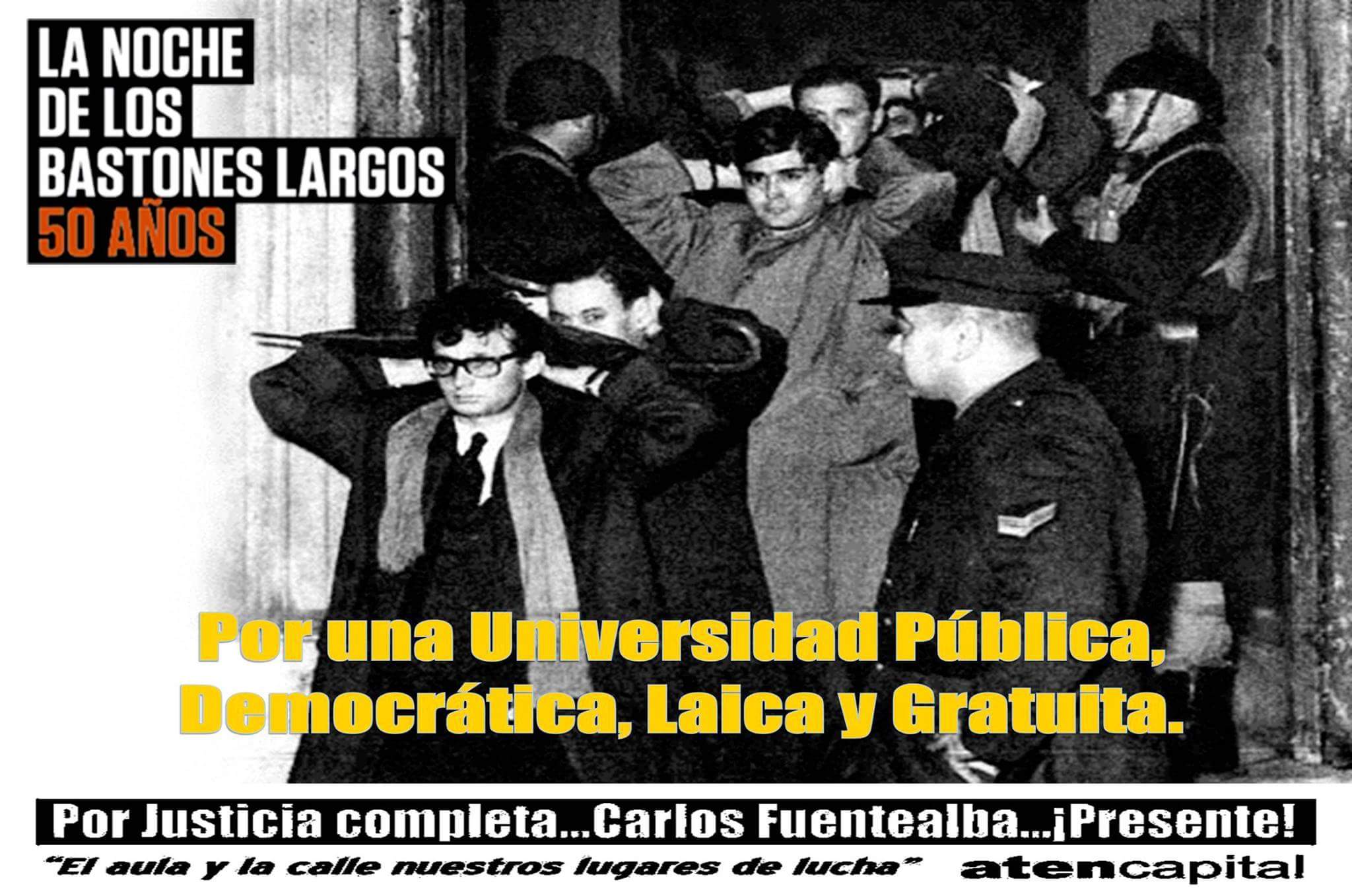 En este momento estás viendo Noche de los Bastones Largos: prohibido olvidar