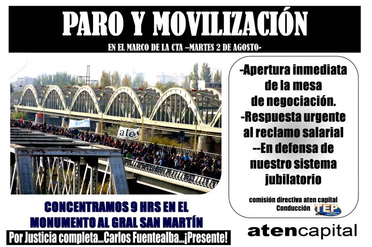 Lee más sobre el artículo 2 de agosto: Paro y Movilización