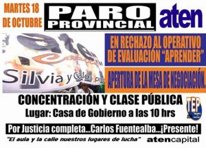Lee más sobre el artículo 18 de octubre: PARO