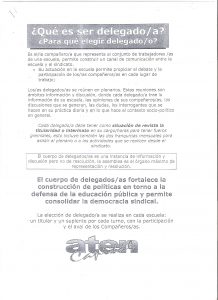 Lee más sobre el artículo Elección de DELEGADOS Y DELEGADAS en todos los lugares de trabajo