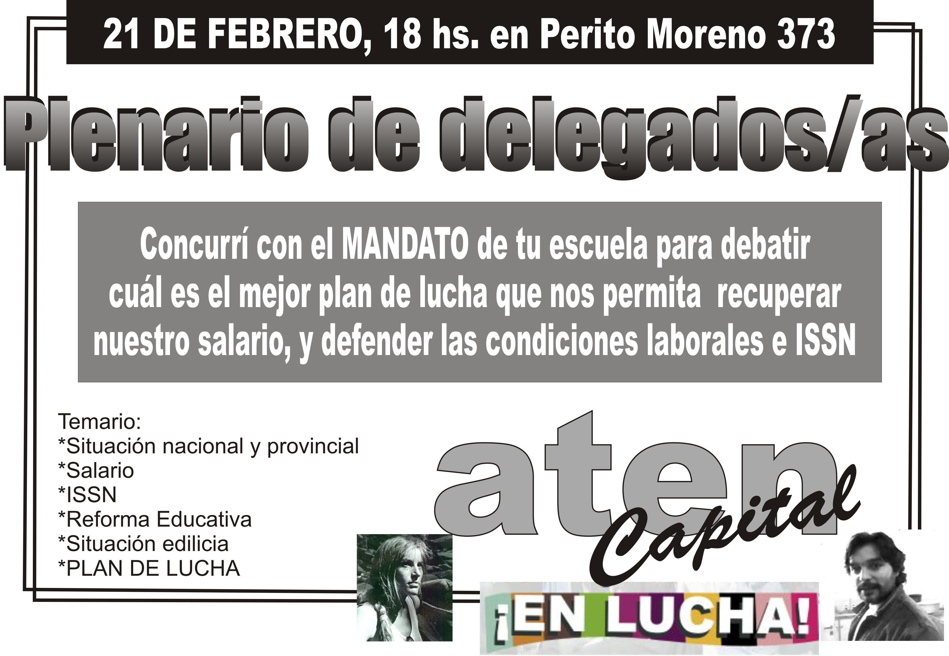 En este momento estás viendo PLENARIO DE DELEGADOS/AS para construir un PLAN DE LUCHA