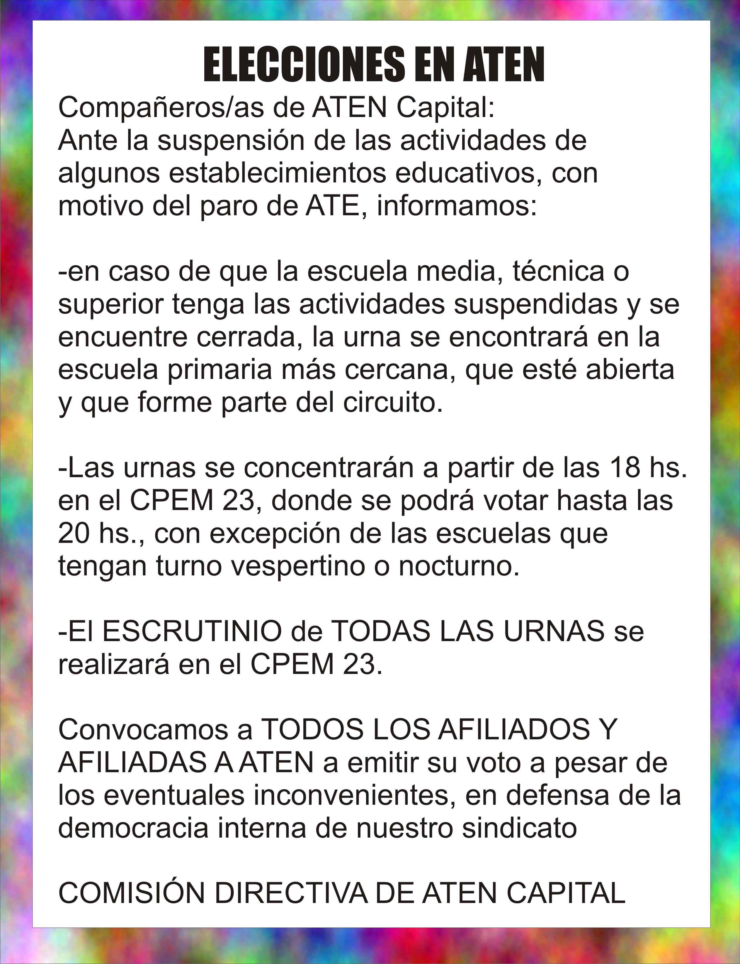 En este momento estás viendo PADRONES DEFINITIVOS Y RECORRIDO DE URNAS  – NEUQUÉN CAPITAL