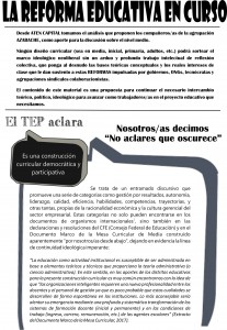 Lee más sobre el artículo NIVEL MEDIO: LA REFORMA EDUCATIVA EN CURSO