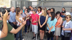 Lee más sobre el artículo Presentación en Fiscalía por lesiones al diputado Raúl Godoy en la represión a los obreros de MAM