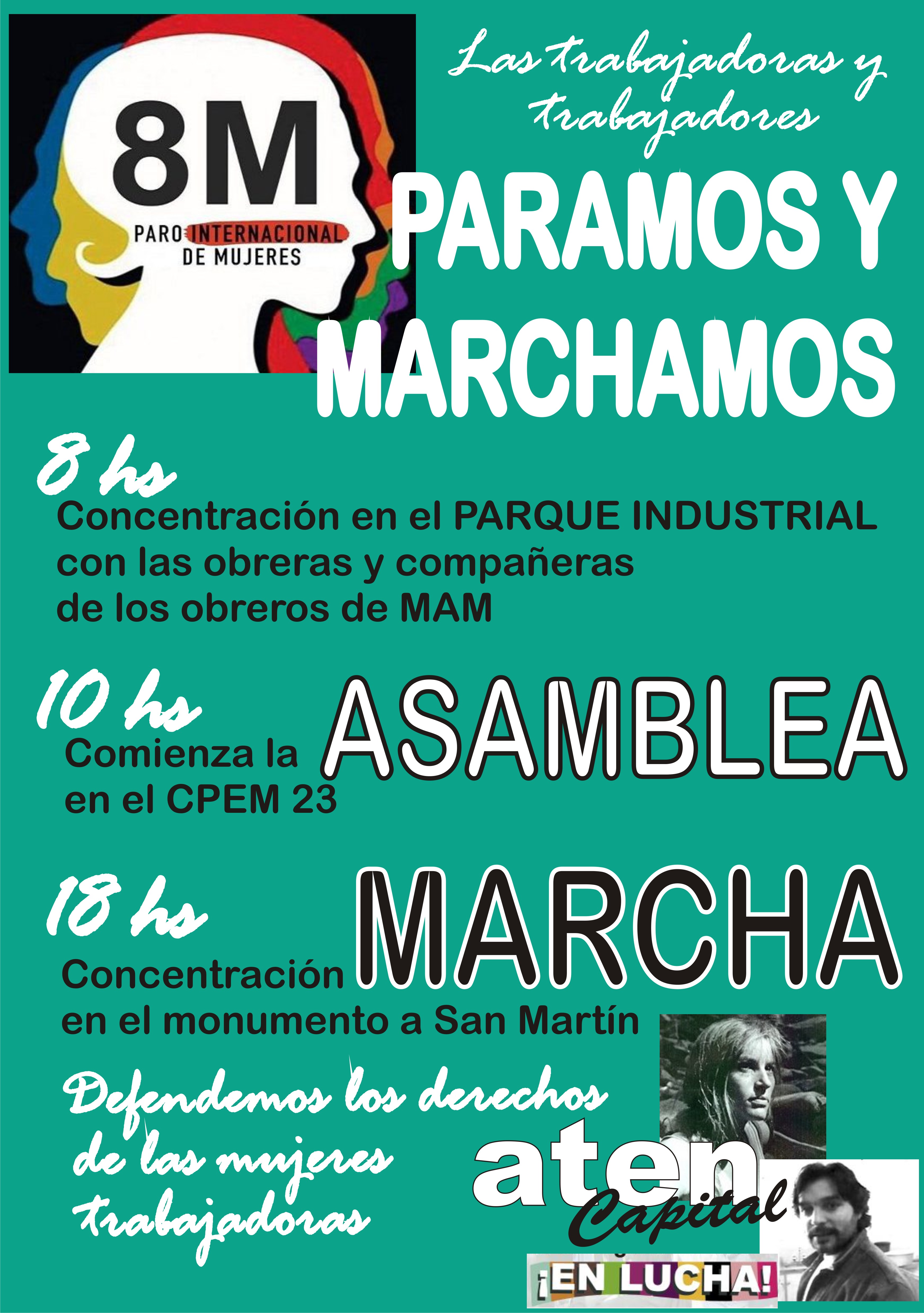 En este momento estás viendo 8M: PARAMOS Y MARCHAMOS