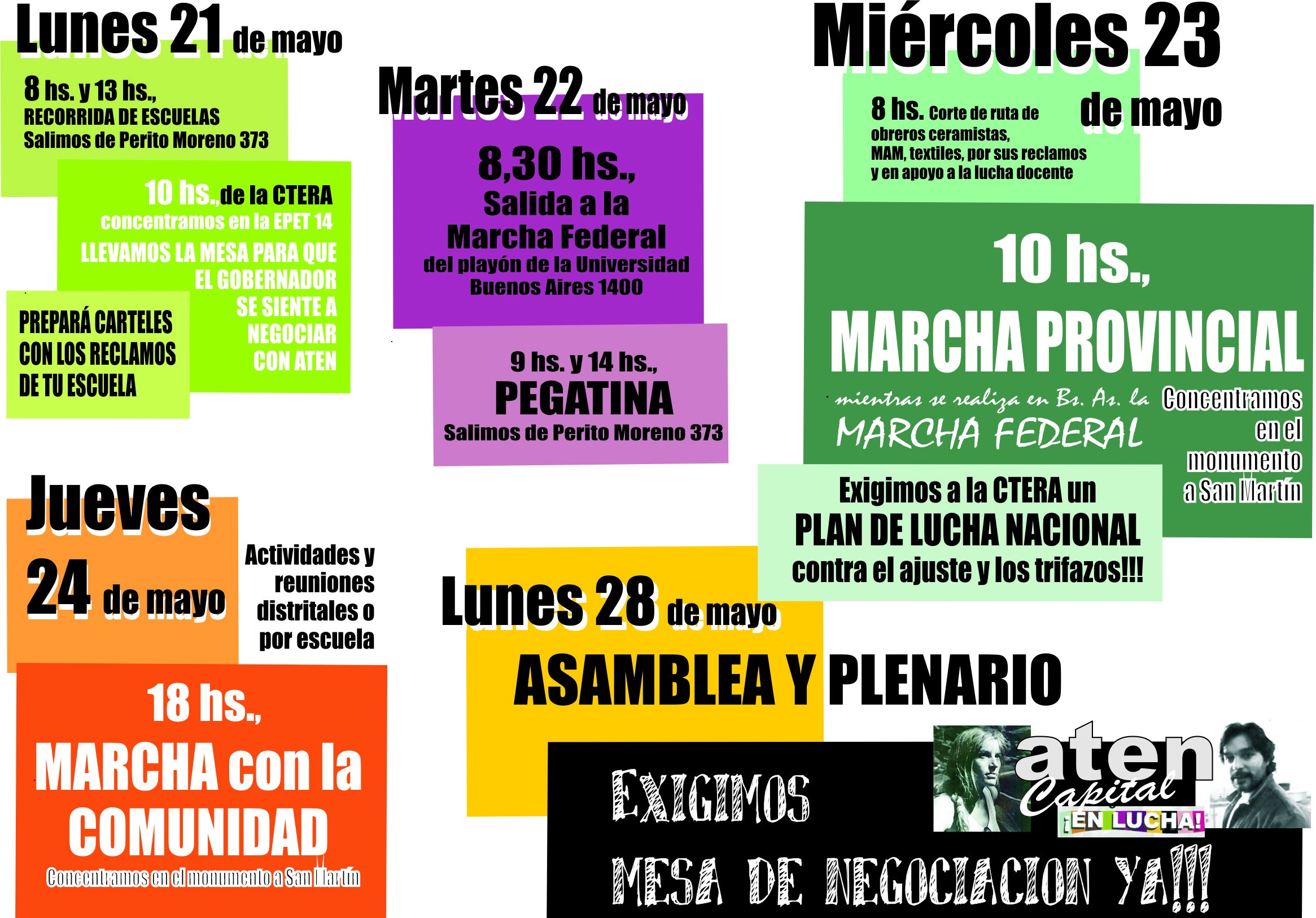 En este momento estás viendo UNA SEMANA DE LUCHA!!!