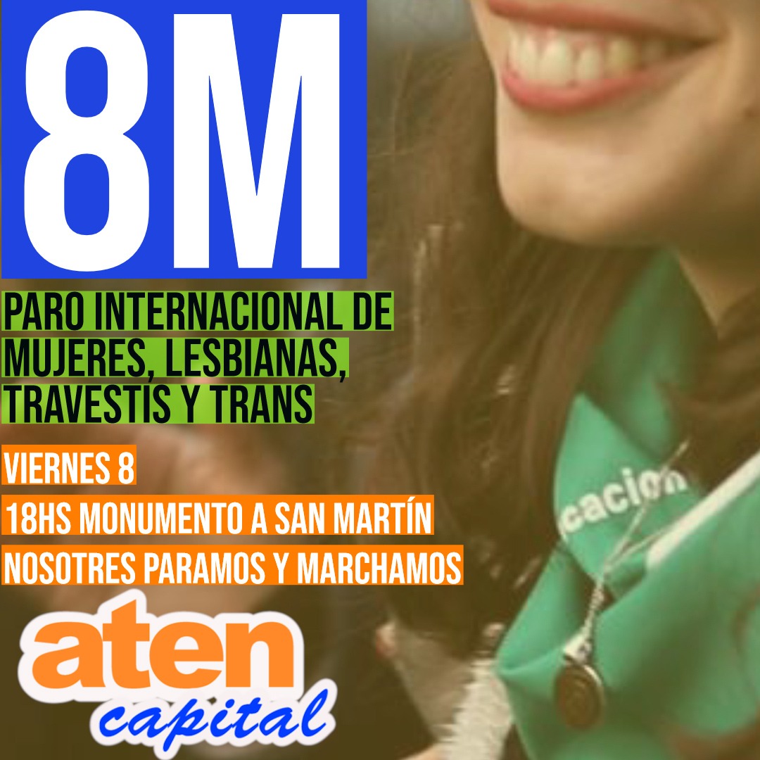 Lee más sobre el artículo 8M: paro de mujeres, lesbianas, travestis y trans