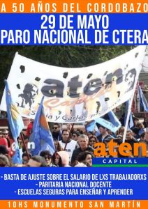 Lee más sobre el artículo Paro Nacional y movilización: basta de ajuste