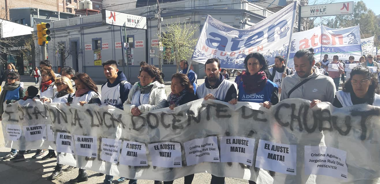 LA LUCHA DE LES COMPAÑERES DE CHUBUT, CONTINÚA!