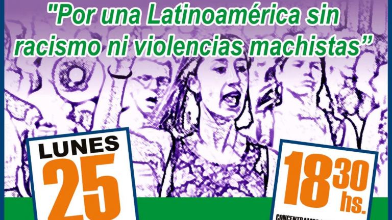"Por una Latinoamérica sin racismo ni violencias machistas"