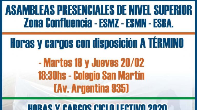 ASAMBLEAS DE NIVEL SUPERIOR