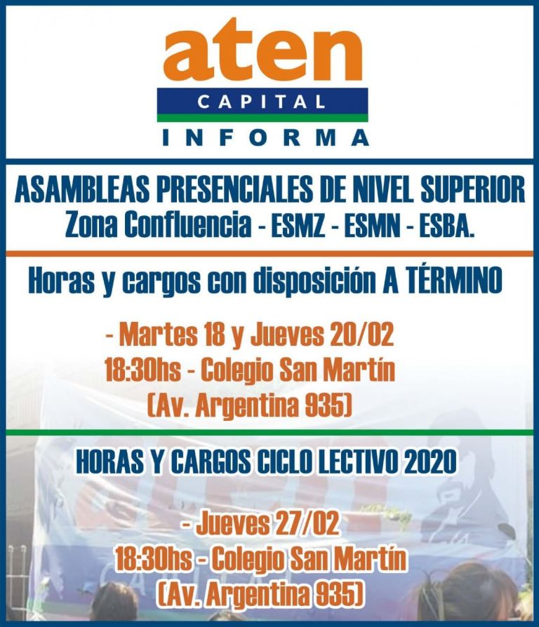 Lee más sobre el artículo ASAMBLEAS DE NIVEL SUPERIOR