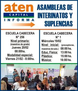 Lee más sobre el artículo ASAMBLEAS DE NIVEL INICIAL, PRIMARIO Y MODALIDAD ESPECIAL