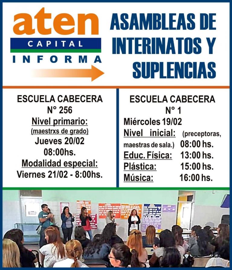 Lee más sobre el artículo ASAMBLEAS DE NIVEL INICIAL, PRIMARIO Y MODALIDAD ESPECIAL
