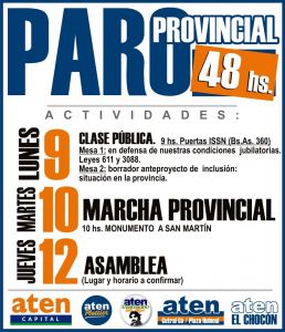 Lee más sobre el artículo 10/03 MARCHA PROVINCIAL