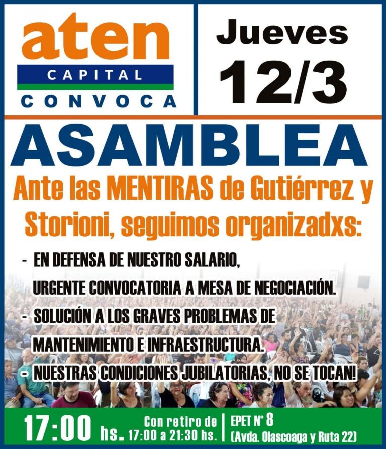 Lee más sobre el artículo ASAMBLEAS EN TODA LA PROVINCIA