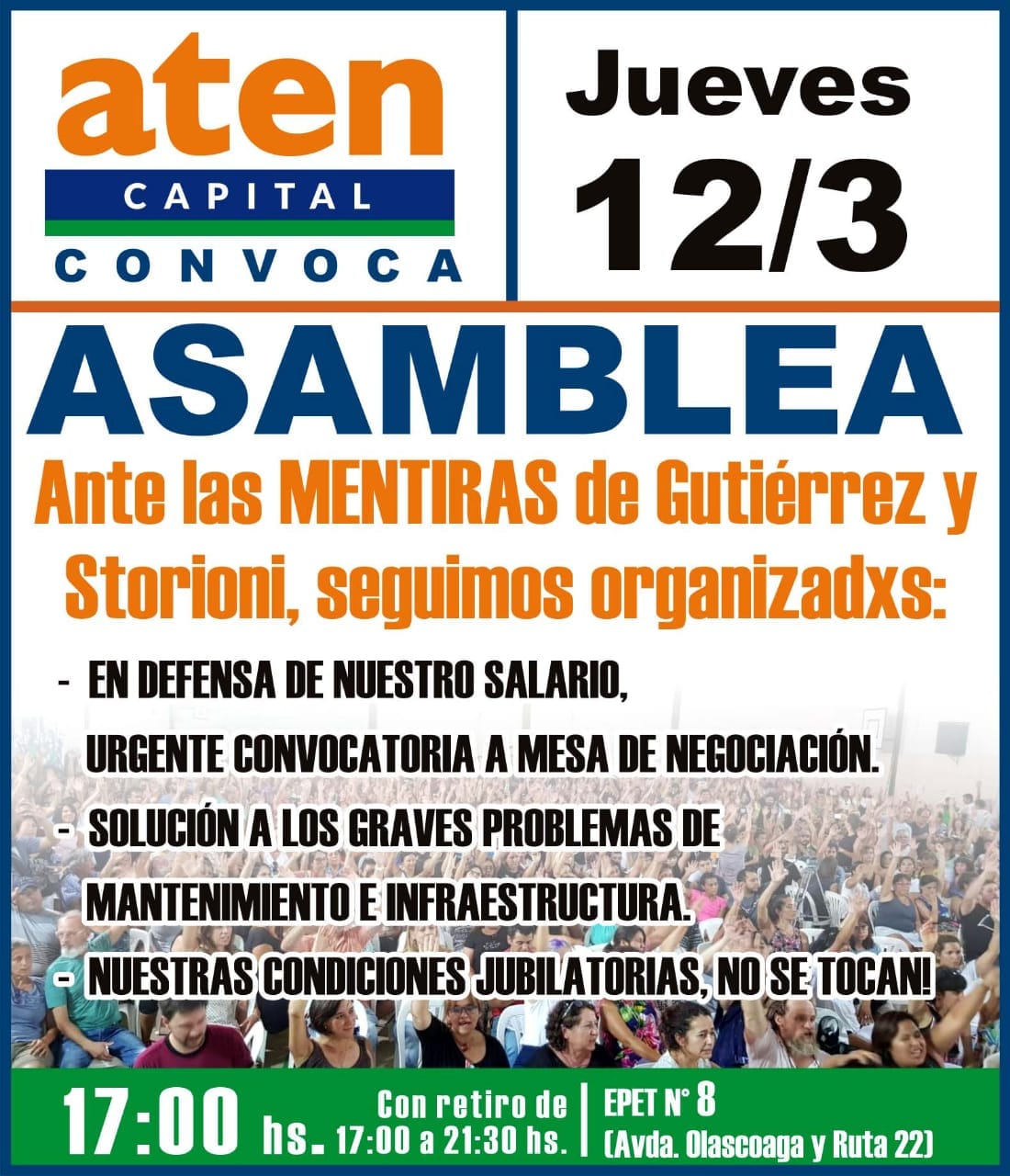 Lee más sobre el artículo ASAMBLEAS EN TODA LA PROVINCIA