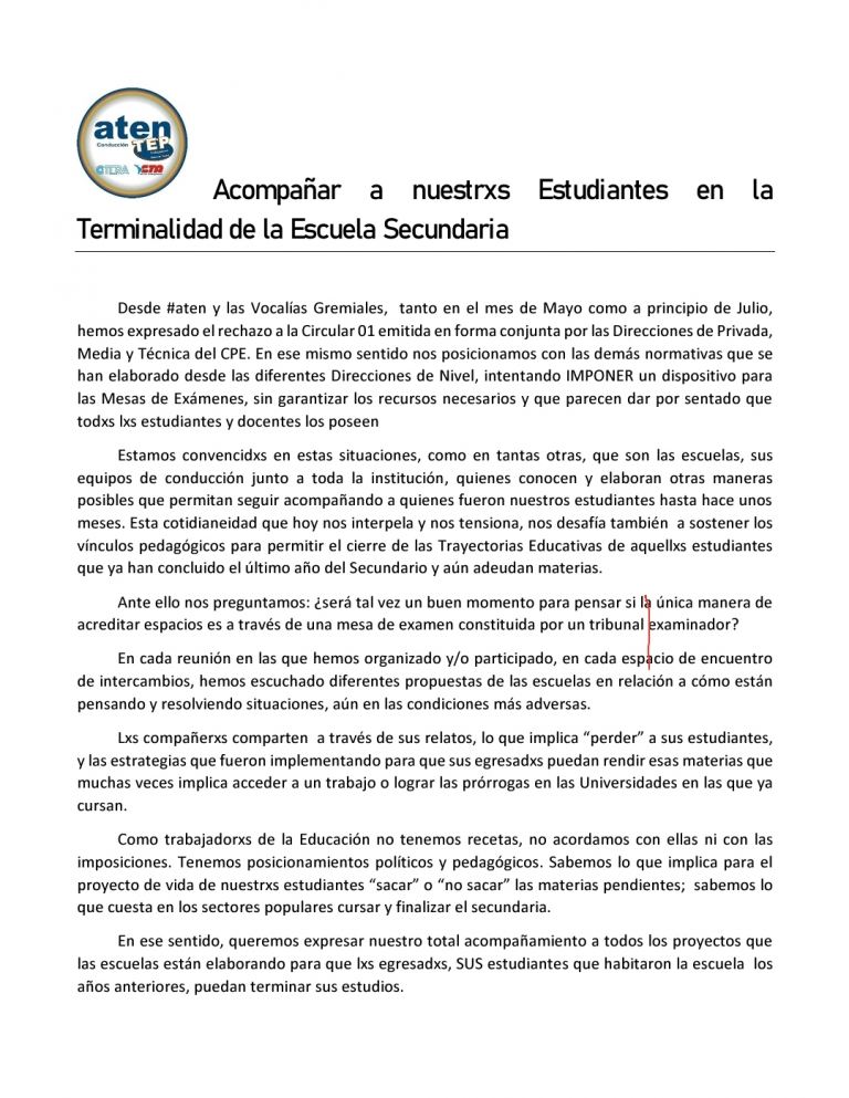 Lee más sobre el artículo ACOMPAÑAR A NUESTRXS ESTUDIANTES EN LA TERMINALIDAD DE LA ESCUELA SECUNDARIA
