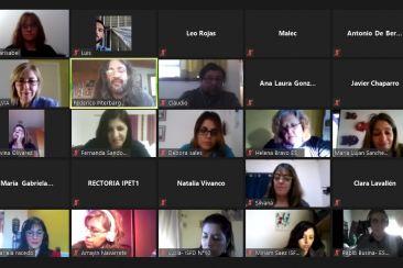 aten y las Vocalías gremiales junto a los ISFD, Escuelas Superiores e IPET.