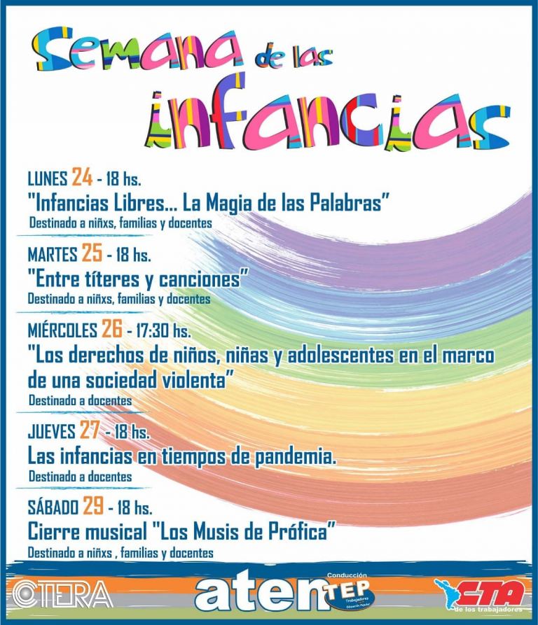 Lee más sobre el artículo SEMANA DE LAS INFANCIAS EN aten. Libres y felices