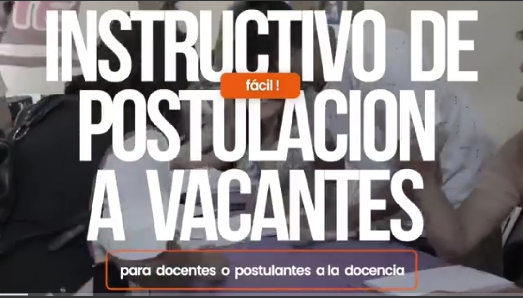 En este momento estás viendo INSTRUCTIVO PARA DOCENTES Y POSTULANTES A LA DOCENCIA