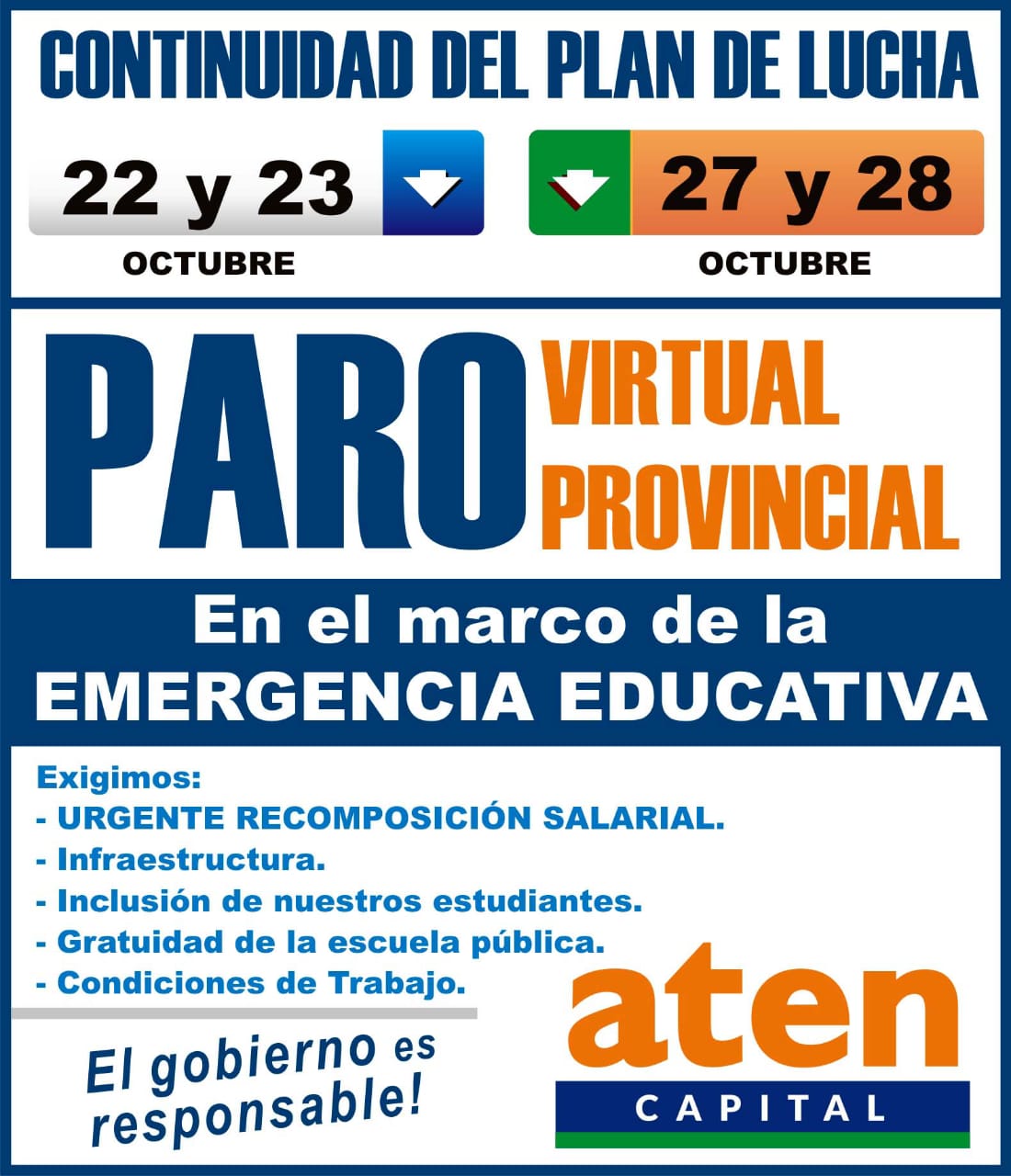 En este momento estás viendo PARO VIRTUAL PROVINCIAL