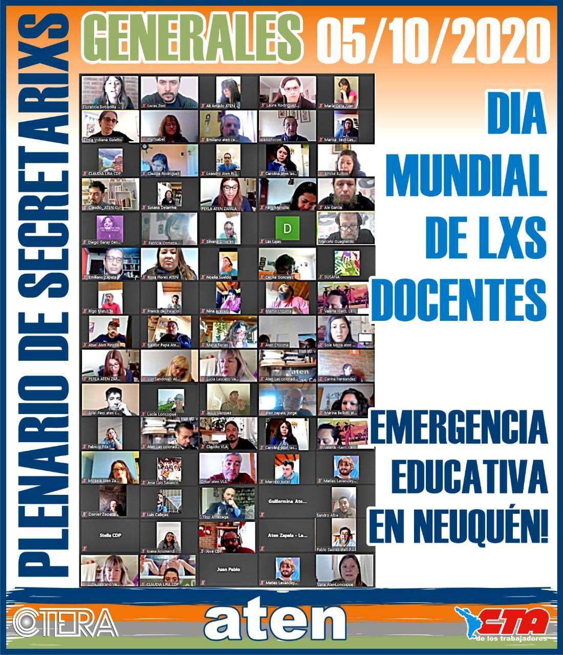 Lee más sobre el artículo PLENARIO de #aten – CONTINÚA el PLAN DE LUCHA!