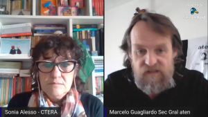 Lee más sobre el artículo Sonia Alesso, Sec. Gral. de CTERA, compartió con aten su análisis político de este contexto