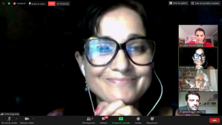 Conversatorio con Cintia Rogovsky  "Pedagogías Latinoamericanas Emancipatorias y dispositivos de comunicación/educación en la educación hoy"