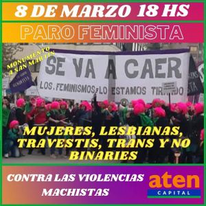 Lee más sobre el artículo ESTE 8M NOS ENCONTRAMOS, UNA VEZ MÁS, EN LAS CALLES