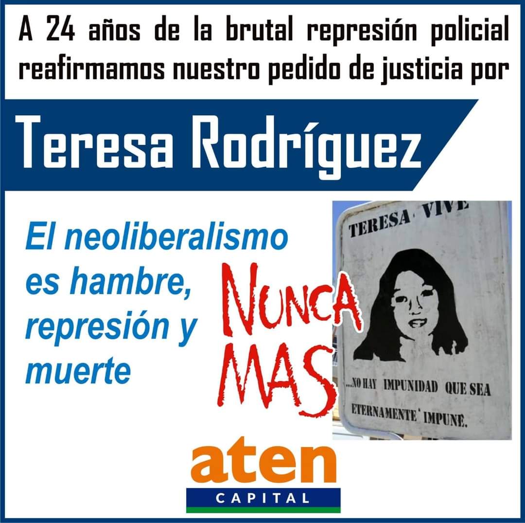 En este momento estás viendo JUSTICIA POR TERESA RODRÍGUEZ