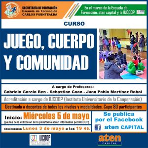 Lee más sobre el artículo JUEGO, CUERPO Y COMUNIDAD