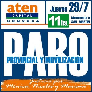 Lee más sobre el artículo MAÑANA TODES A LA MARCHA Justicia por Mónica, Mariano y Nicolás!