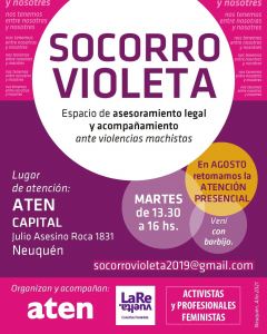 Lee más sobre el artículo NUEVO HORARIO SOCORRO VIOLETA