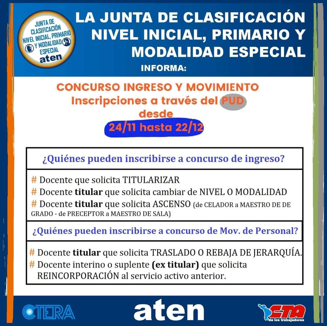 Lee más sobre el artículo Incripción a INGRESO Y MOVIMIENTO 2021