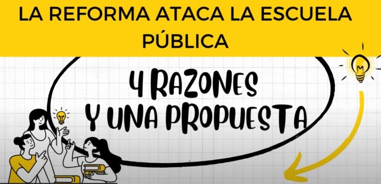 Lee más sobre el artículo La reforma ataca la escuela pública