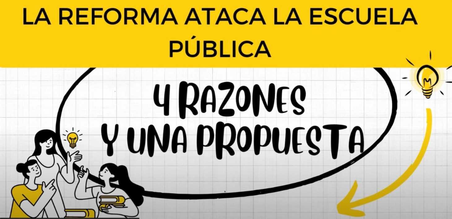 La reforma ataca la escuela pública